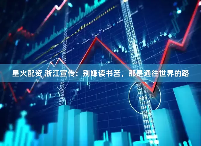 星火配资 浙江宣传：别嫌读书苦，那是通往世界的路