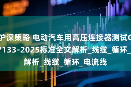 沪深策略 电动汽车用高压连接器测试GB/T 37133-2025标准全文解析_线缆_循环_电流线